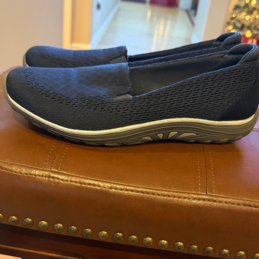 Skechers Dark Blue Relaxed Fit Slip-Ons - Picture 3 of 7